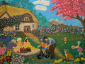 Garden First Ride | Original Acrylic Painting | Hearth Series