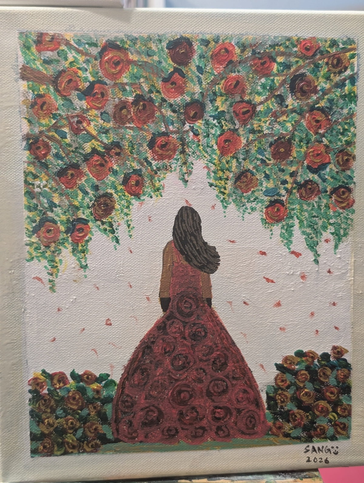 Let Go Series 2 – Holding on to my Dreams | Original Acrylic Painting